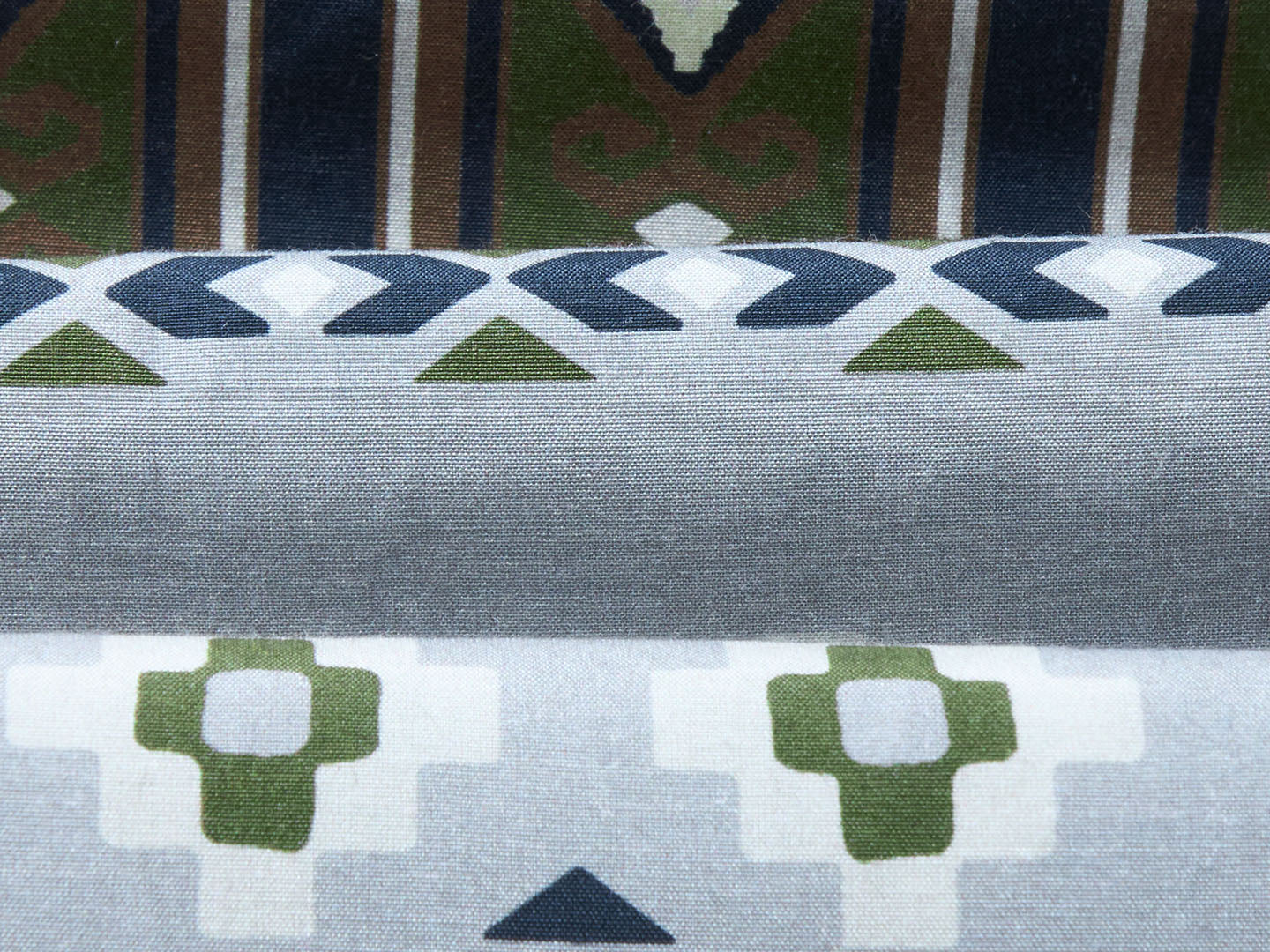 Silk & Cotton Mosaic Fabric