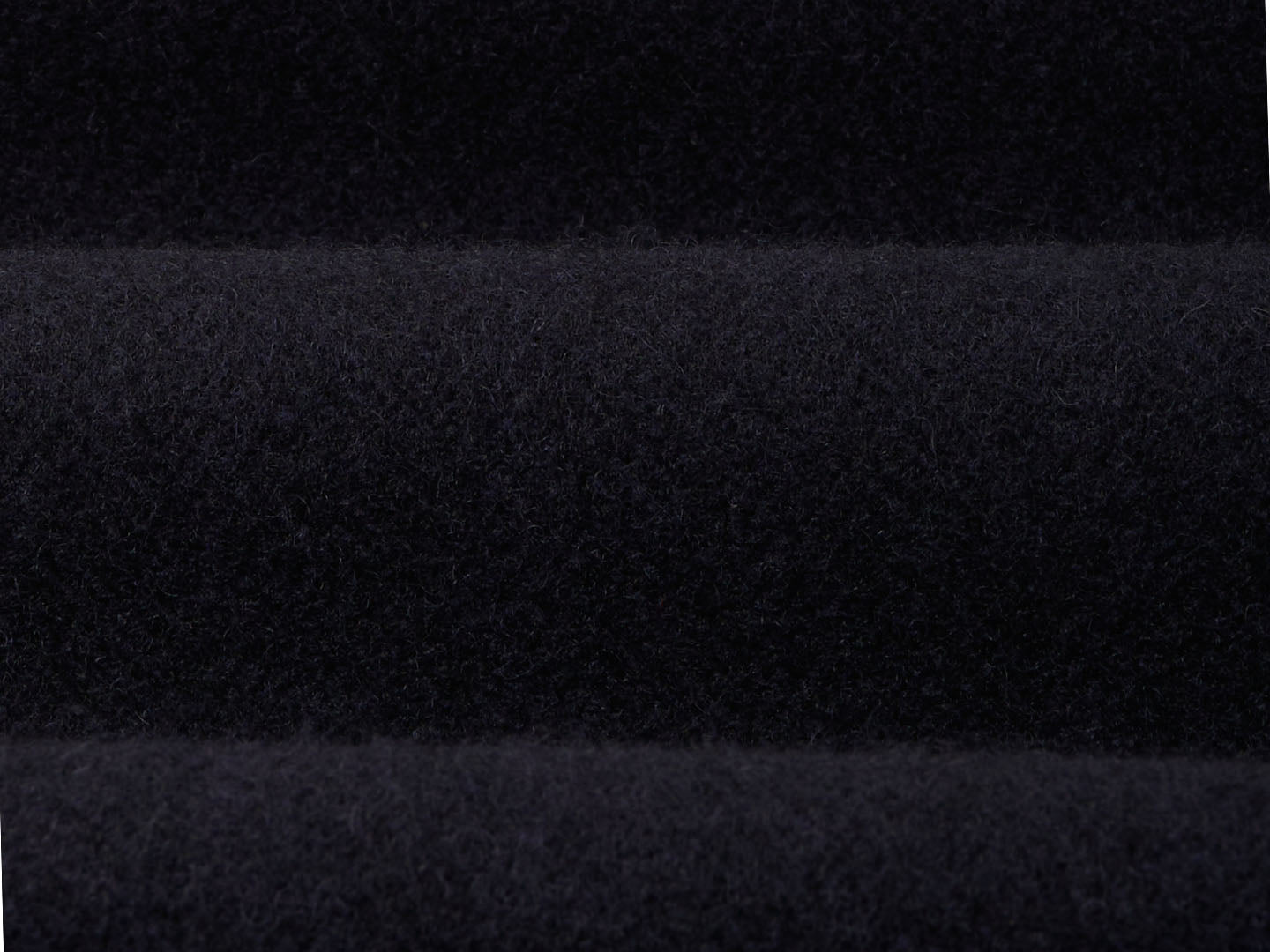 Navy Herringbone Wool