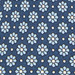 Navy Micro Floral Print Silk Tie