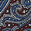 Blue & Red Paisley Silk Tie