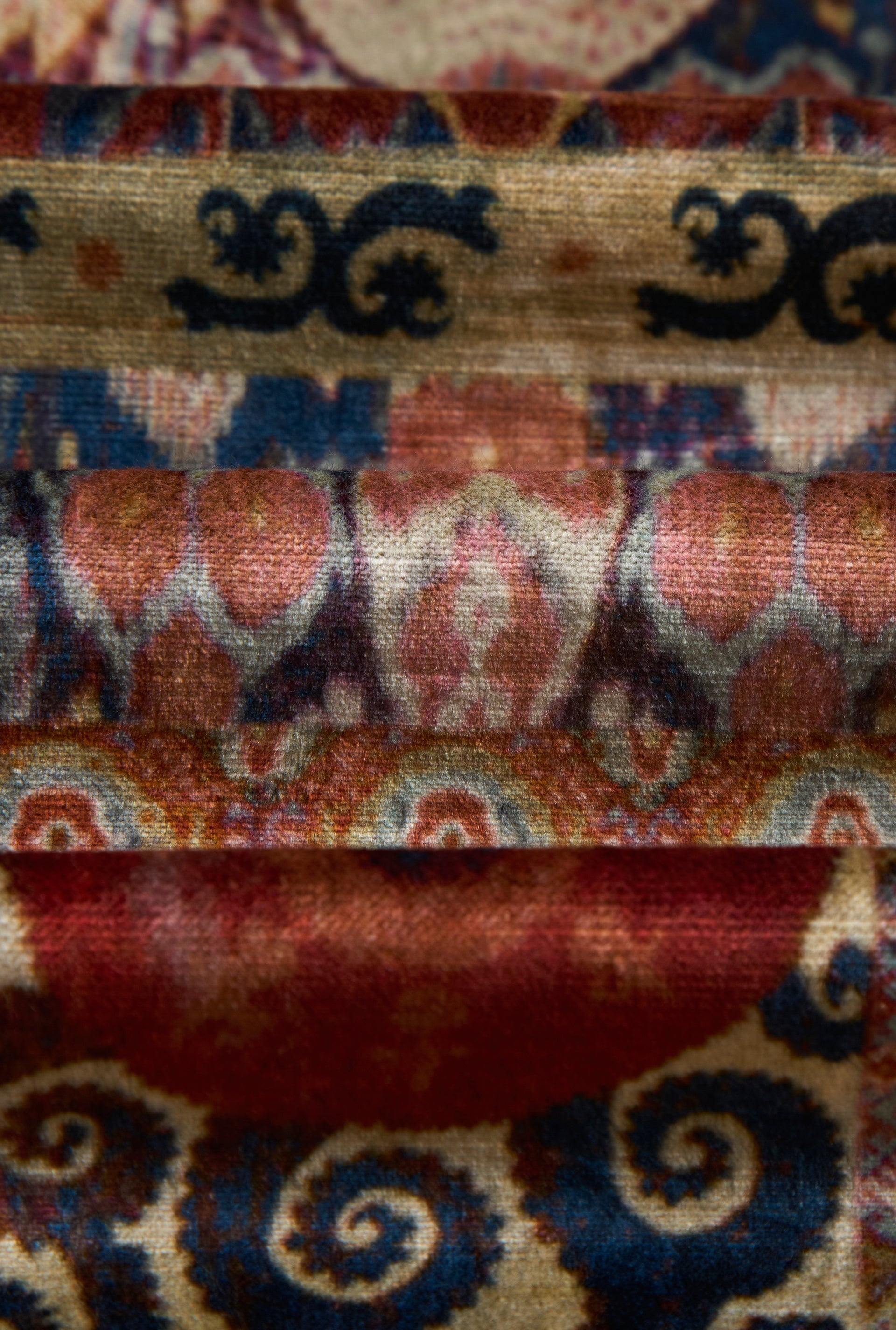 Rio Sienna Lined Velvet Dressing Gown