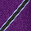 Purple & Black Regimental Stripe Woven Silk Tie