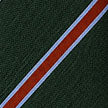 Green & Red Regimental Stripe Woven Silk Tie