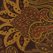 Camel Paisley Cashmere Backed Printed Silk Scarf