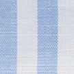 Blue & White Butcher Stripe St James' Collar Tailored Fit Single Cuff Cotton & Linen Shirt