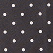 Black & White Polka Dot Silk Pocket Square
