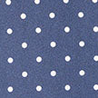 Navy & White Polka Dot Silk Pocket Square