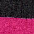 Black & Pink Stripe Long Lightweight Wool Socks