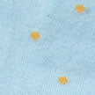 Blue & Yellow Polka Dot Mid Calf Cotton Socks