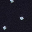 Navy & Sky Polka Dot Mid Calf Cotton Socks