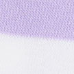 Lilac & Cream Stripe Mid Calf Cotton Socks