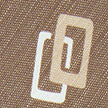 Brown Shapes Printed Linen & Silk Tie