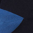 Navy & Blue Heel Toe Mid Calf Cotton Socks