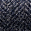 Navy Herringbone Cashmere Scarf