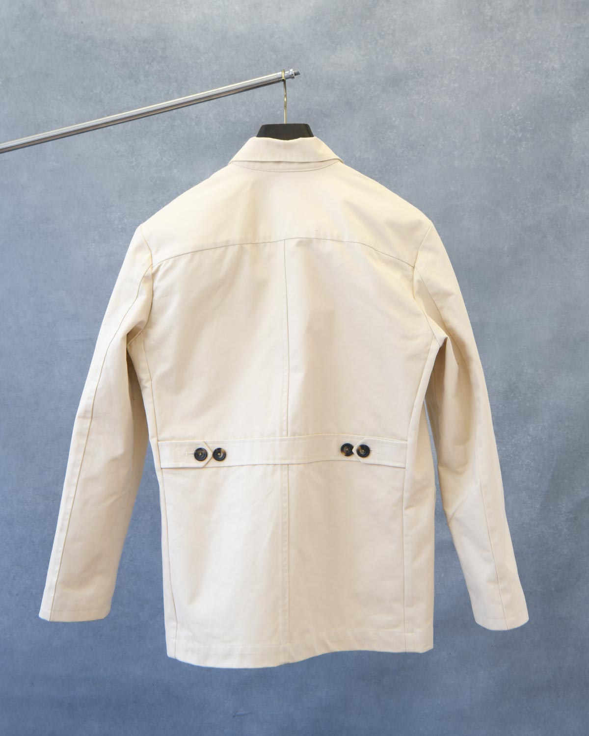 Cream Cotton Carpenter Jacket