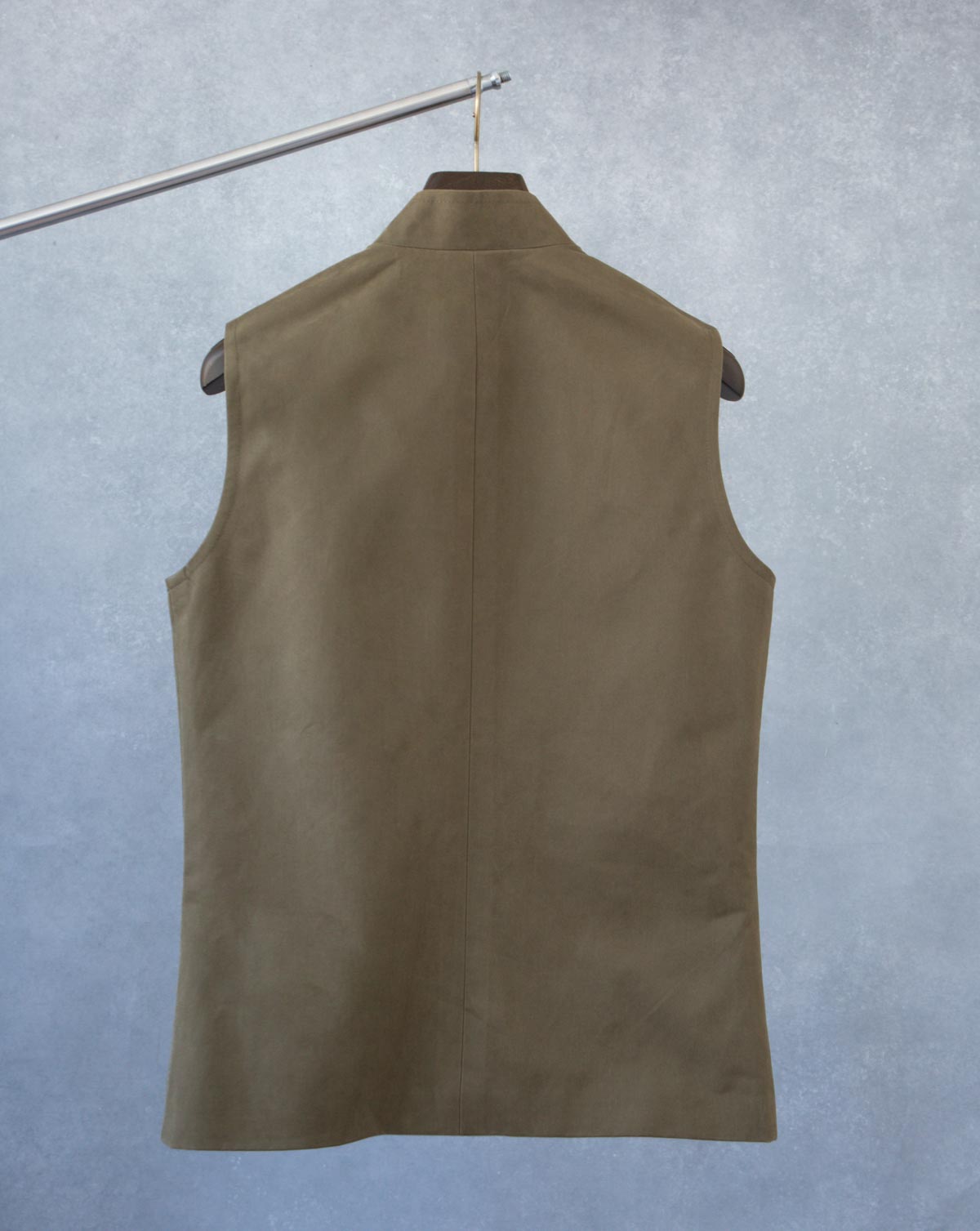 Green Cotton Gilet