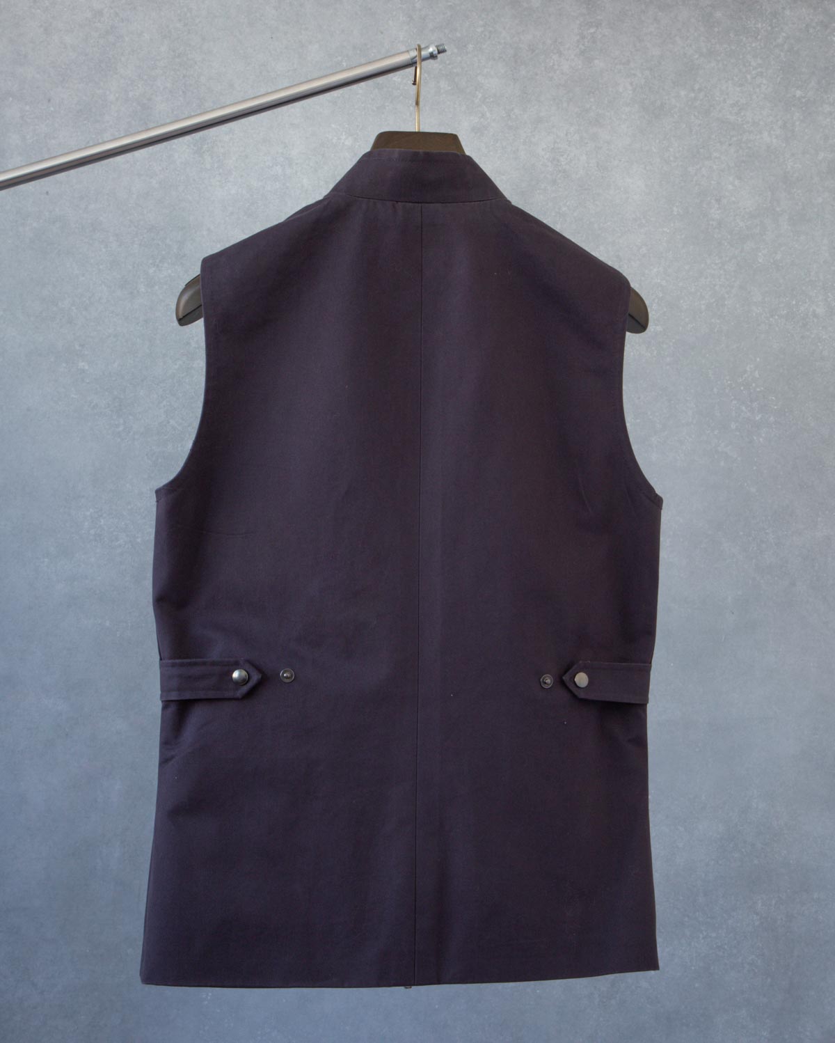 Navy Cotton Gilet