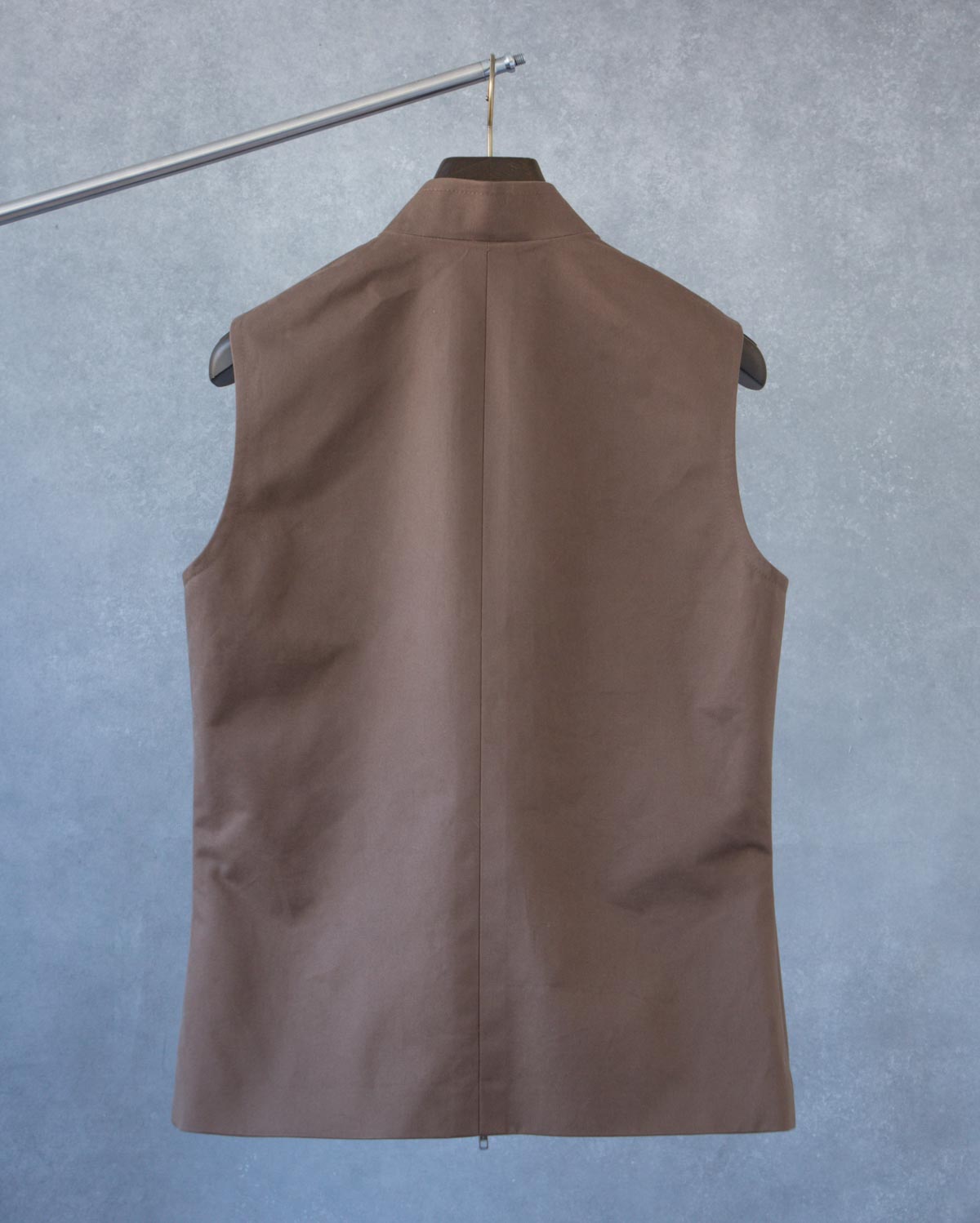 Khaki Cotton Gilet