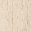 Cream Lambswool Cable Knit Crew Neck Jumper