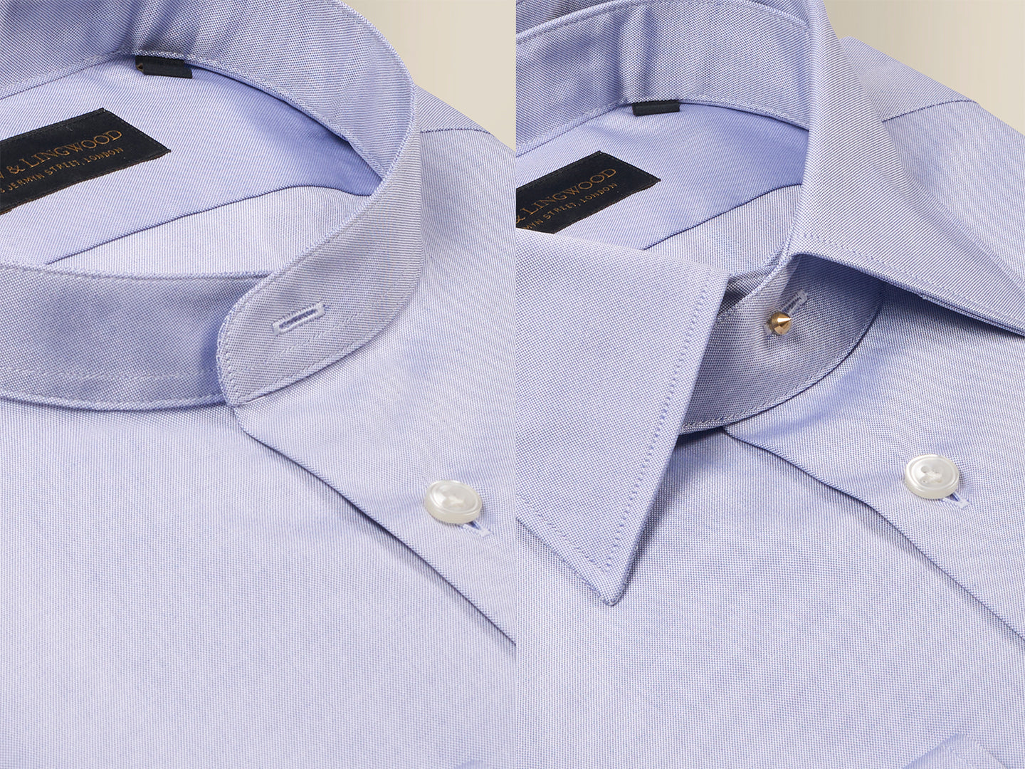 removable collar dress shirt Grandad Collar Cotton Shirt