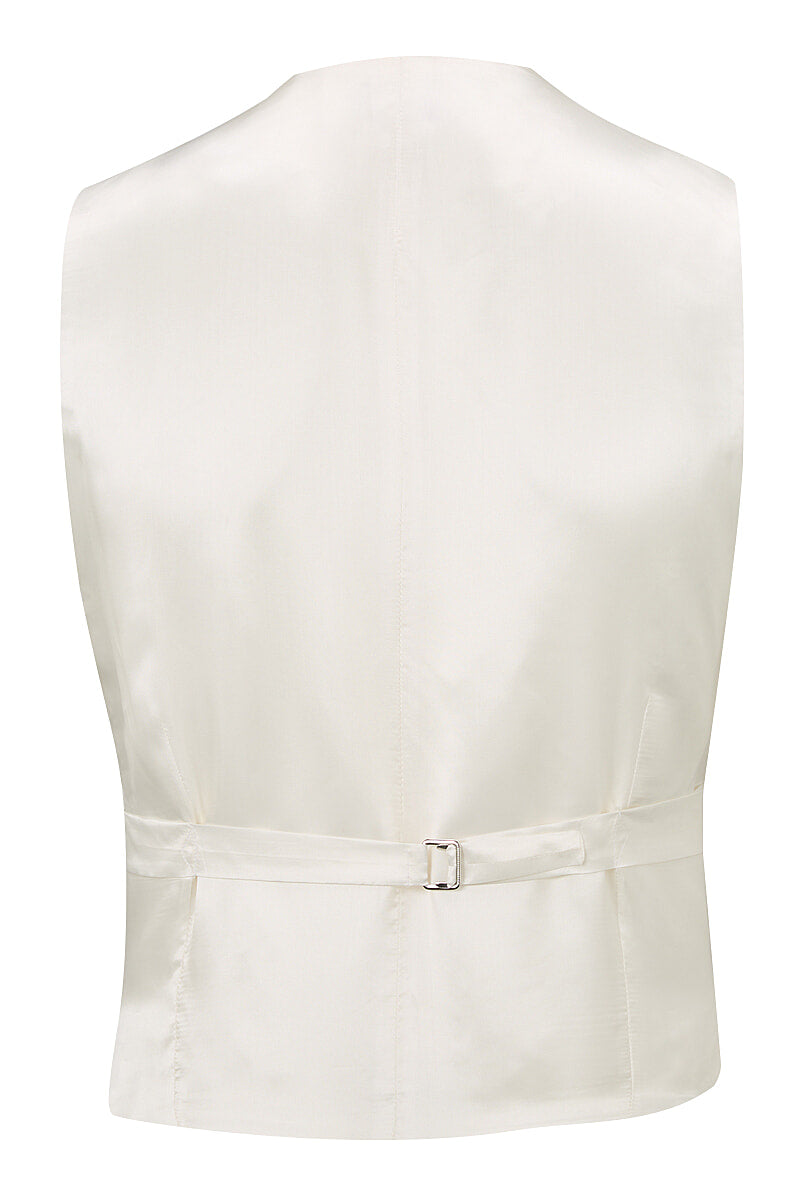 Pink Double-Breasted Silk Waistcoat