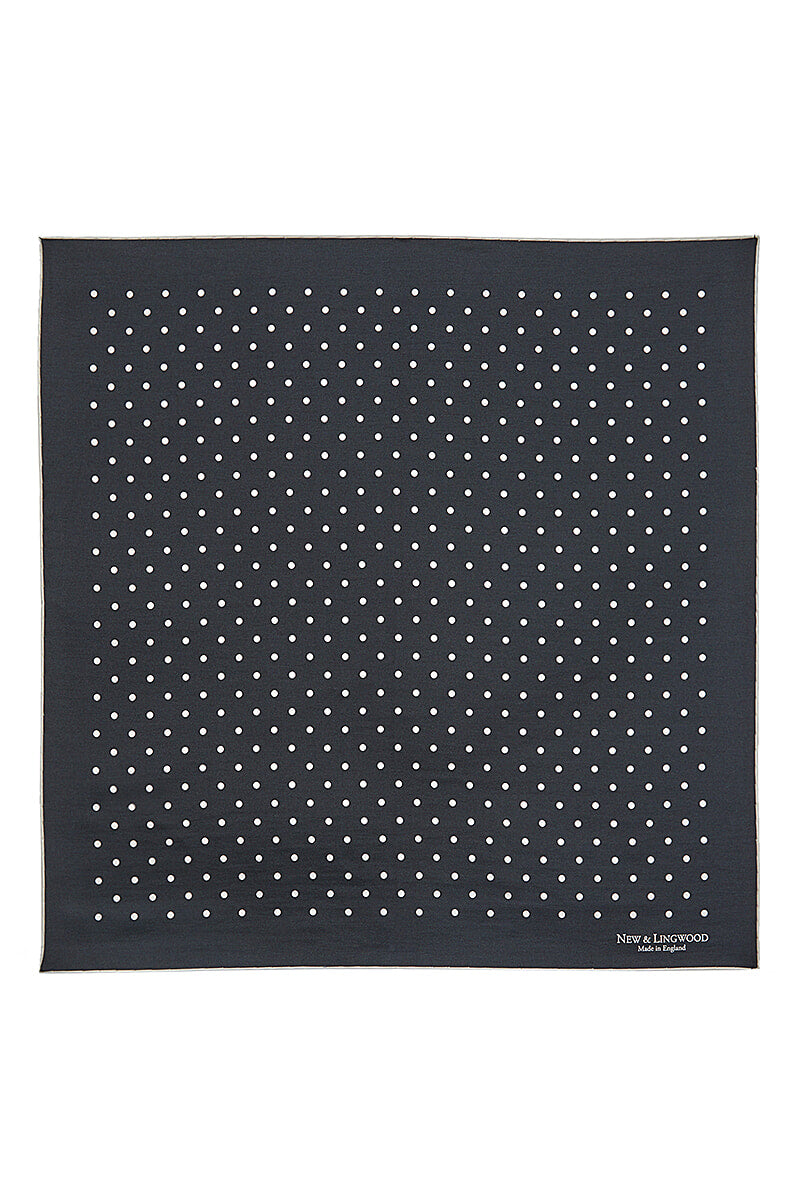 Black Polka Dot Pocket Square