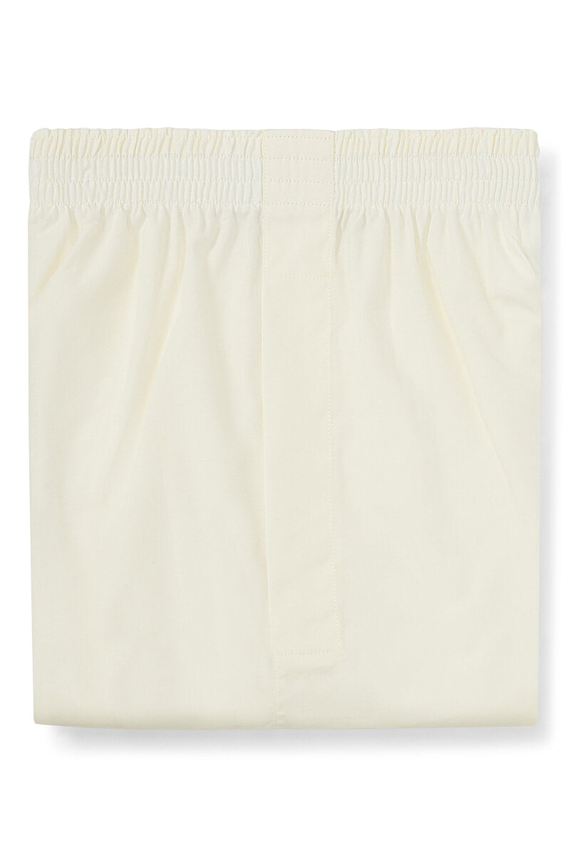 White Cotton Boxer Shorts