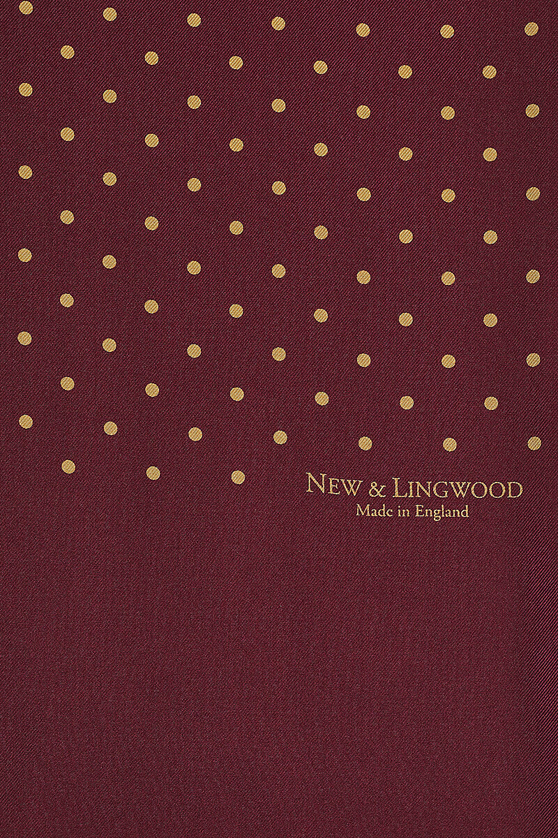 Burgundy Antique Spotted Scarf