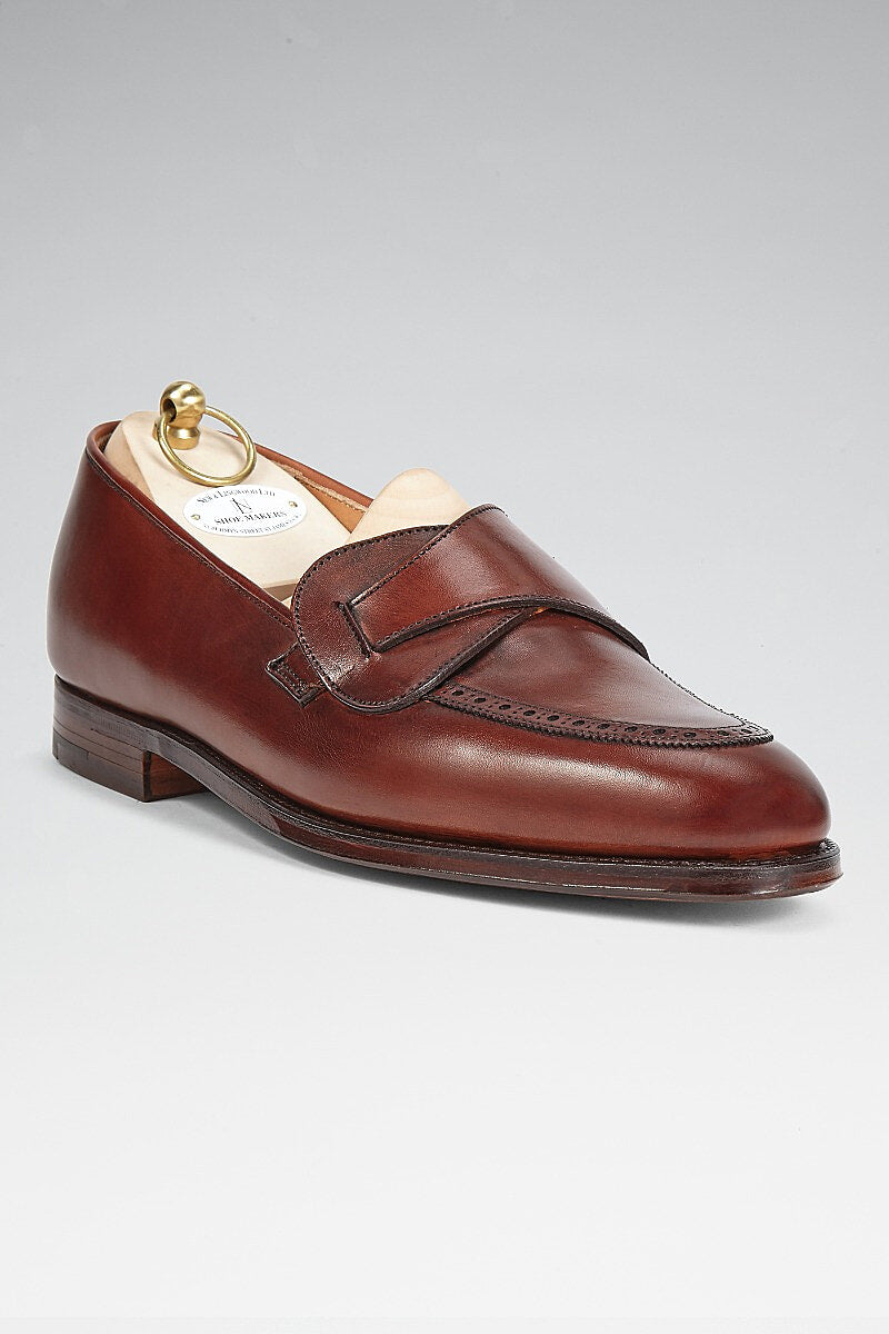 Chestnut Calf Leather Butterfly Loafers