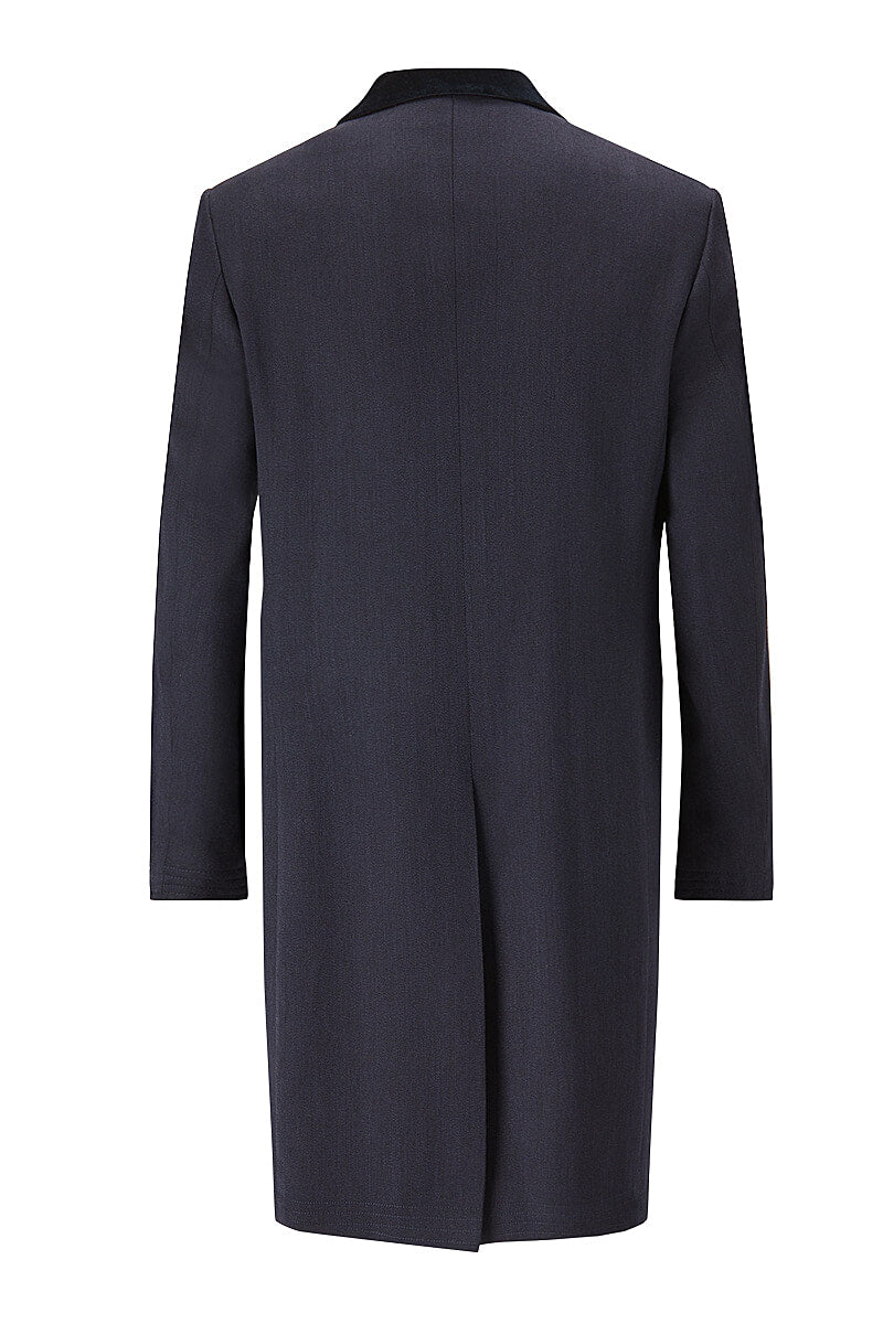 Navy Covert Coat