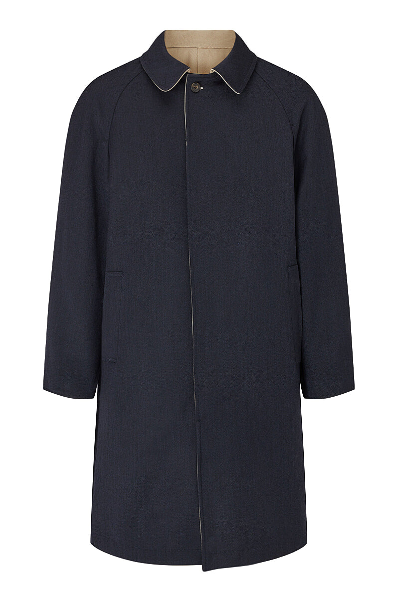 Cream Reversible Runcorn Overcoat