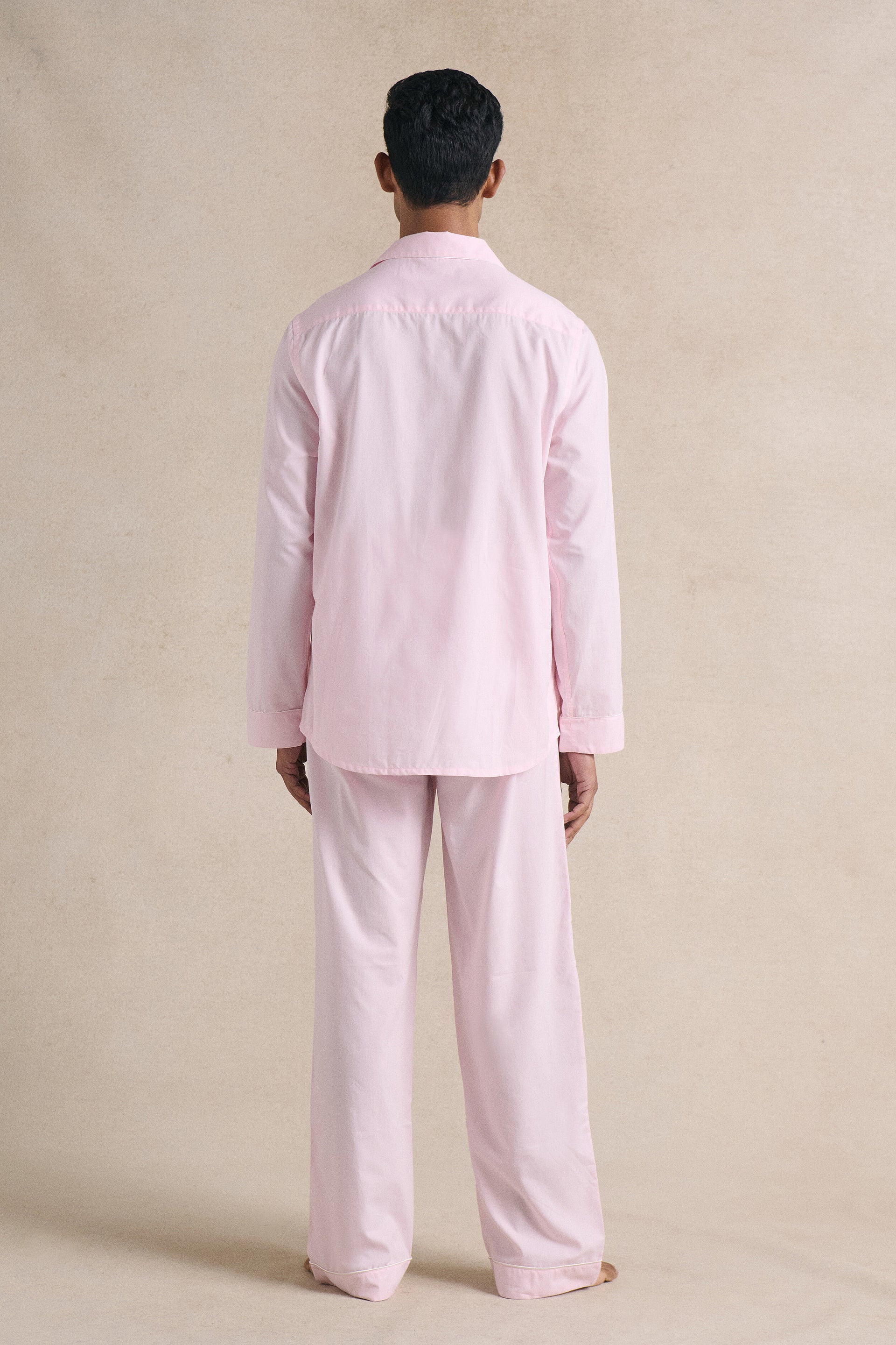 Light Pink Cotton Pyjama Set