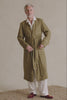 Green Unlined Linen Dressing Gown