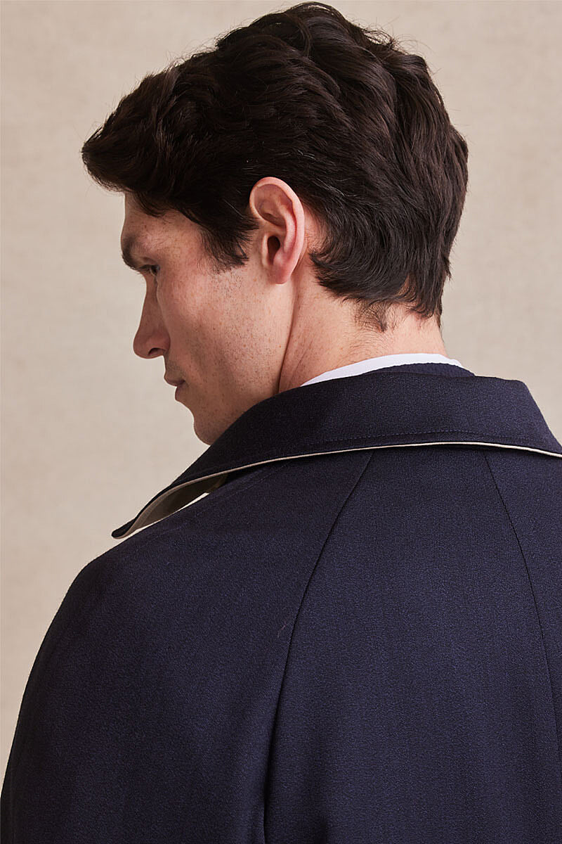 Cream Reversible Runcorn Overcoat