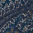 Navy Paisley Cotton & Cashmere Pocket Square
