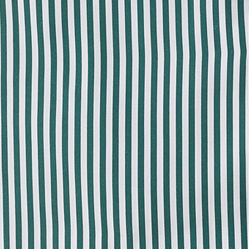 Green & White Bengal Stripe Cotton Pyjama Set