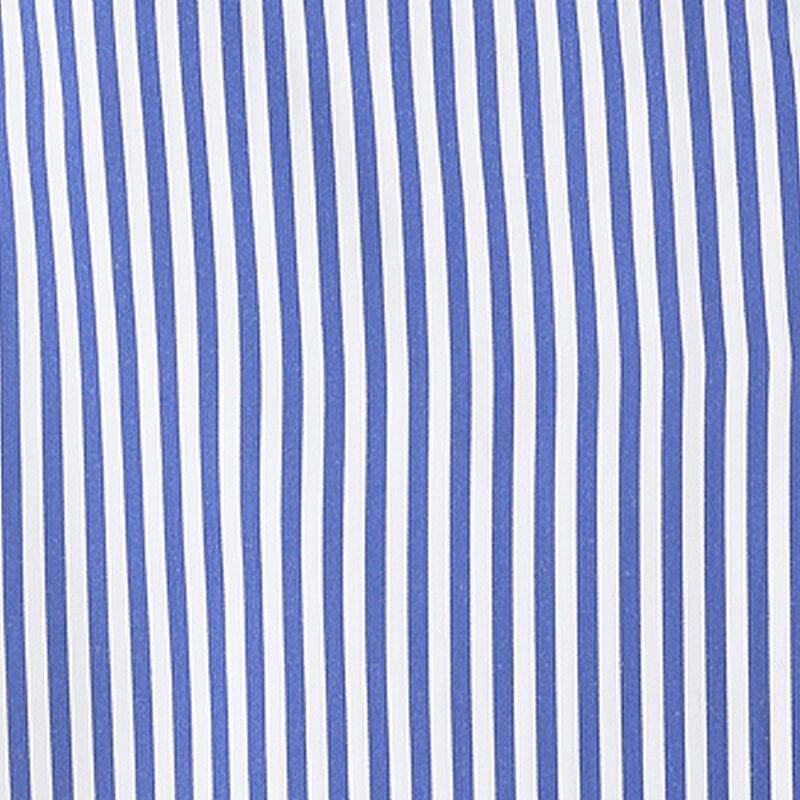 Blue & White Bengal Stripe Cotton Pyjama Set